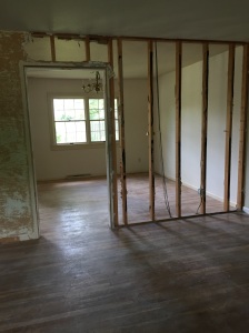 Our future kitchen and dining room!